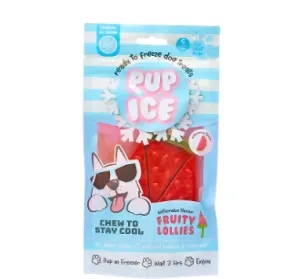 Pup Ice Watermelon Flavoured Fruity Lollies Dog Treat