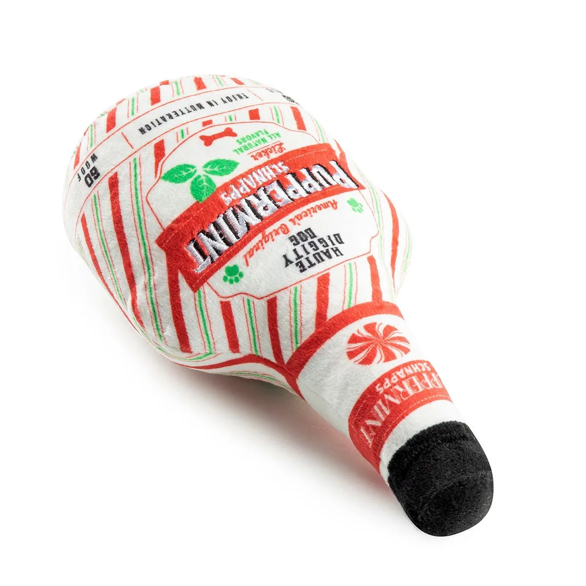 Puppermint Schnapps Christmas Bottle Dog Toy