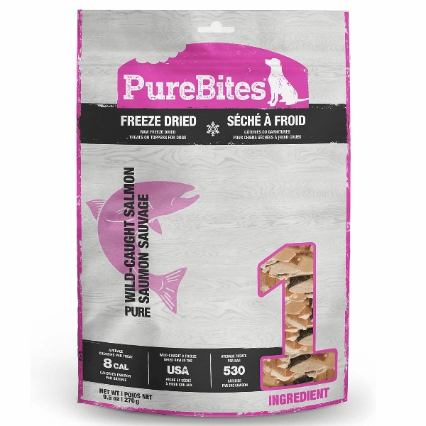 PureBites Freeze Dried Salmon Dog Treats