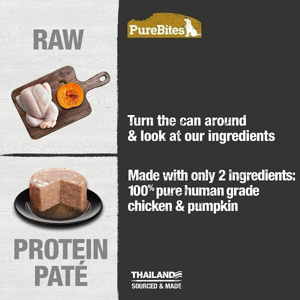 PureBites Pure Protein Chicken & Pumpkin Pt for Dogs