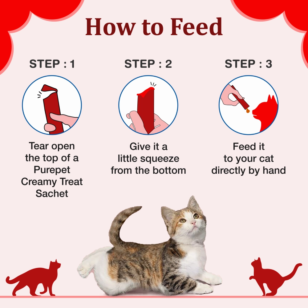 Purepet Crab and Chicken Lickable Creamy Treats for Cats