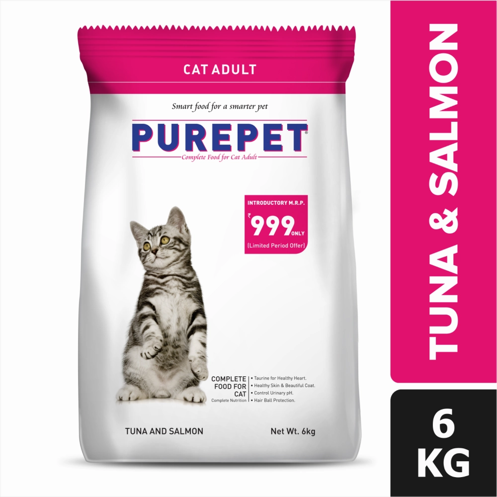 Purepet Tuna and Salmon Adult Cat Dry Food