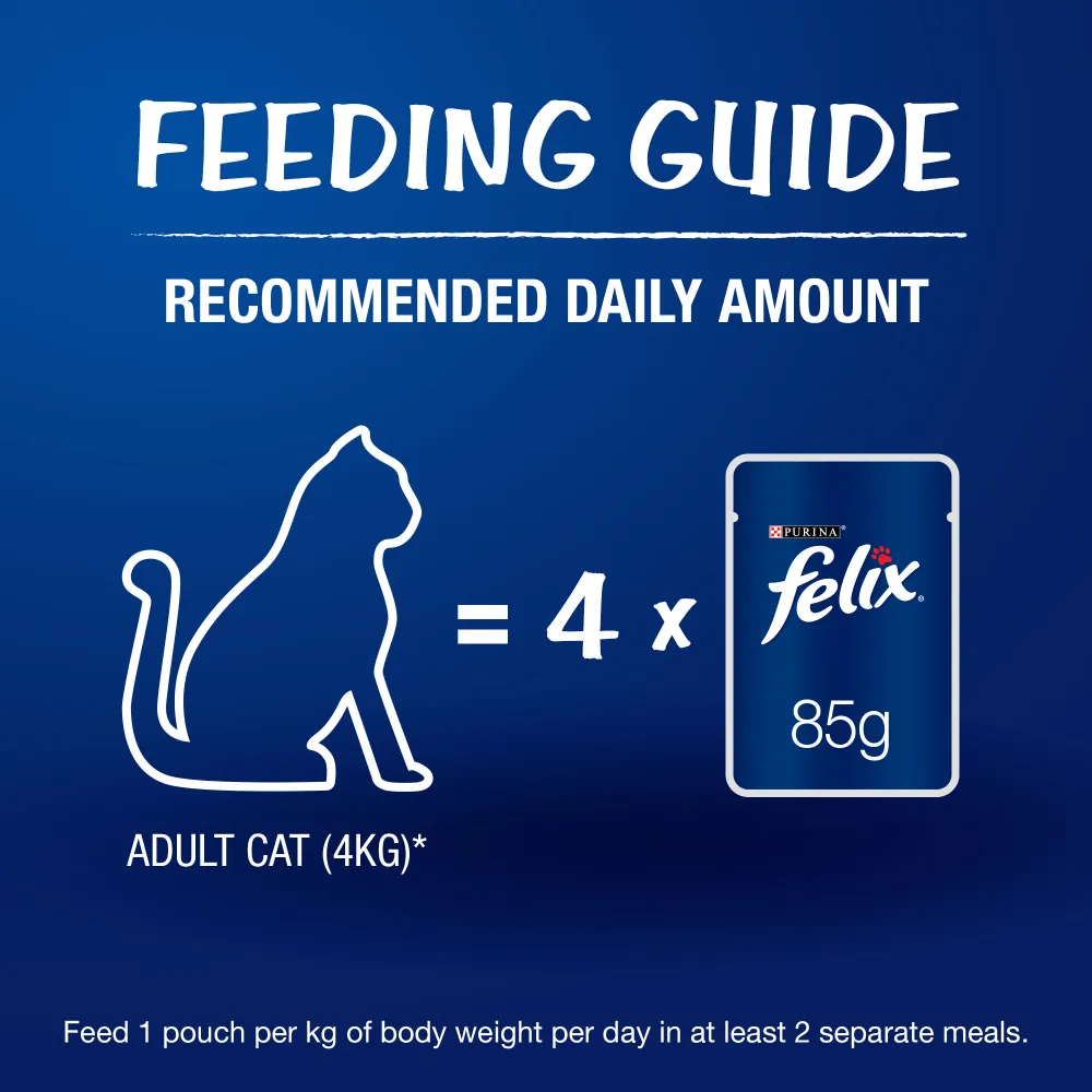 Purina Felix Mackerel with Jelly Complete and Balanced Adult Cat Wet Food