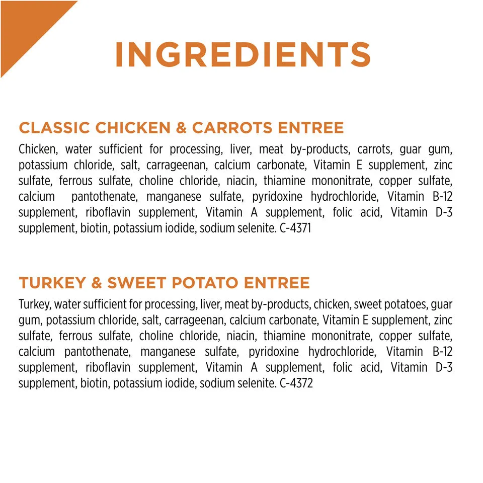 Purina Pro Plan Grain-Free Pate Savor Grain-Free Chicken & Turkey Entrees Wet Dog Food Variety Pack