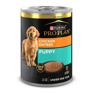 Purina Pro Plan Grain Free Wet Puppy Food, Classic Chicken Entre