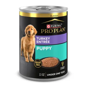 Purina Pro Plan Grain Free Wet Puppy Food, Classic Turkey Entre