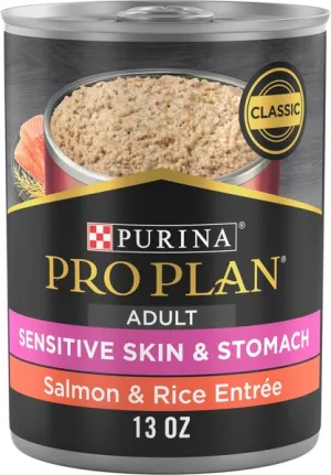 Purina Pro Plan Sensitive Skin & Stomach Salmon & Rice Entre Canned Dog Food