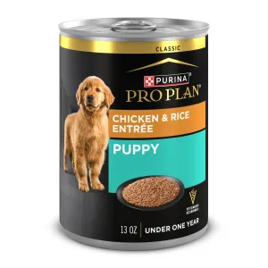 Purina Pro Plan Wet Puppy Food Pate, Wet Food Classic Chicken and Rice Entre