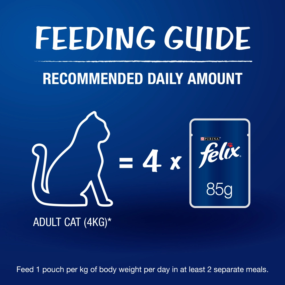 Purina Felix Mackerel with Jelly and Chicken with Jelly Adult Cat Wet Food Combo