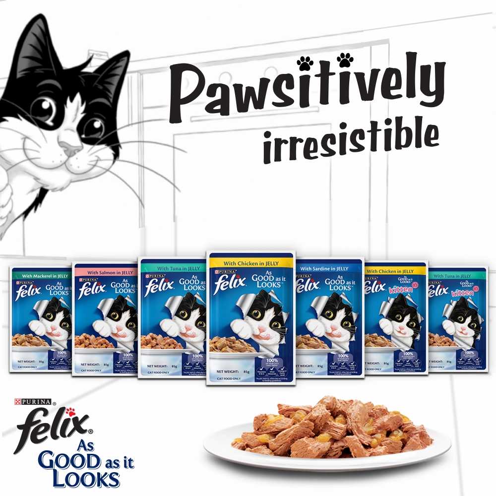 Purina Felix Tuna with Jelly Kitten Wet Food