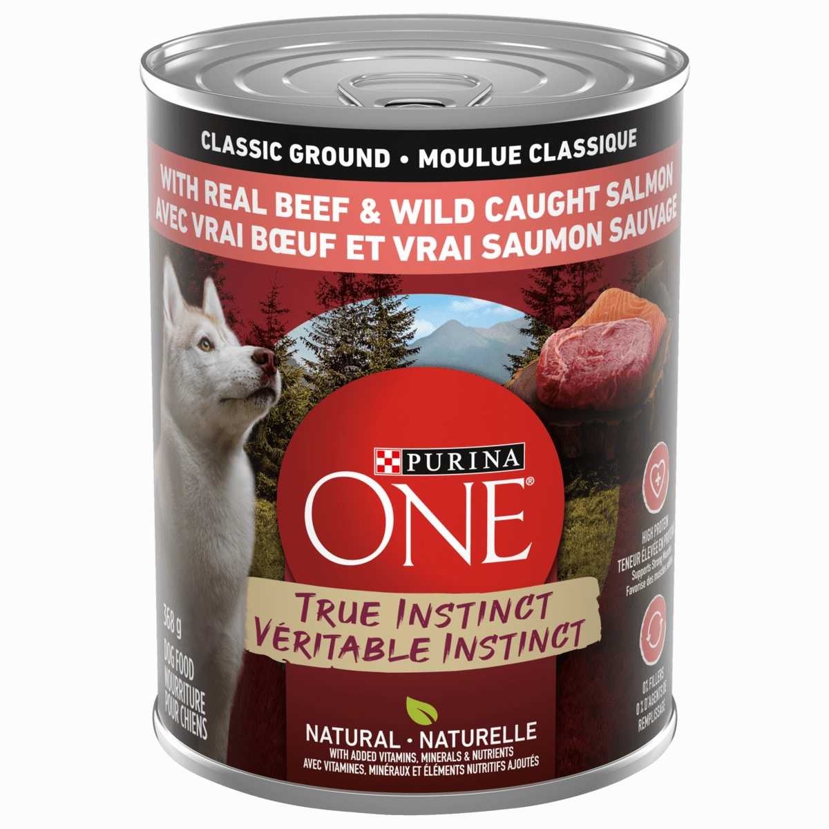Purina ONE True Instinct with Beef & Salmon Canned Dog Food