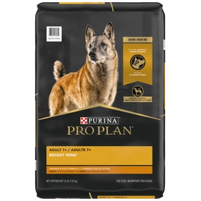 Purina Pro Plan Adult 7  Bright Mind Chicken & Rice Dry Dog Food, 16lb