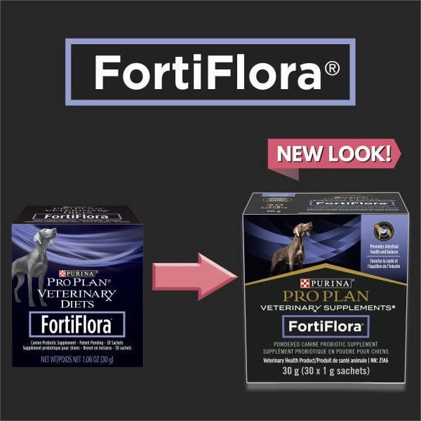 Purina Pro Plan Veterinary Supplements FortiFlora: Powdered Probiotic Supplements for Dogs