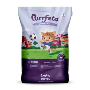 Purrfeto Chicken and Rice Kitten Cat Dry Food