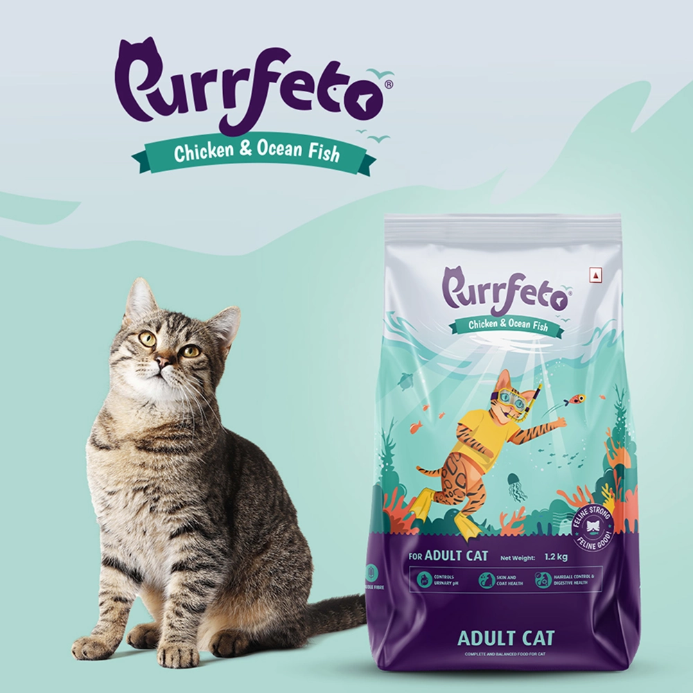 Purrfeto Chicken and Ocean Fish Cat Dry Food