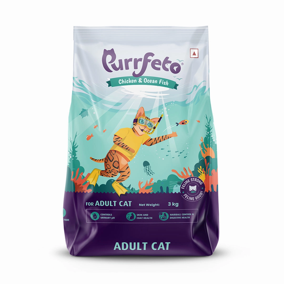 Purrfeto Chicken and Ocean Fish Cat Dry Food