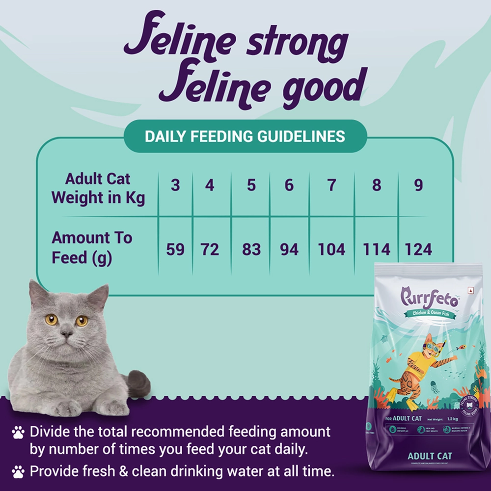 Purrfeto Chicken and Ocean Fish Cat Dry Food