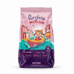 Purrfeto Chicken and Ocean Fish Kitten Cat Dry Food