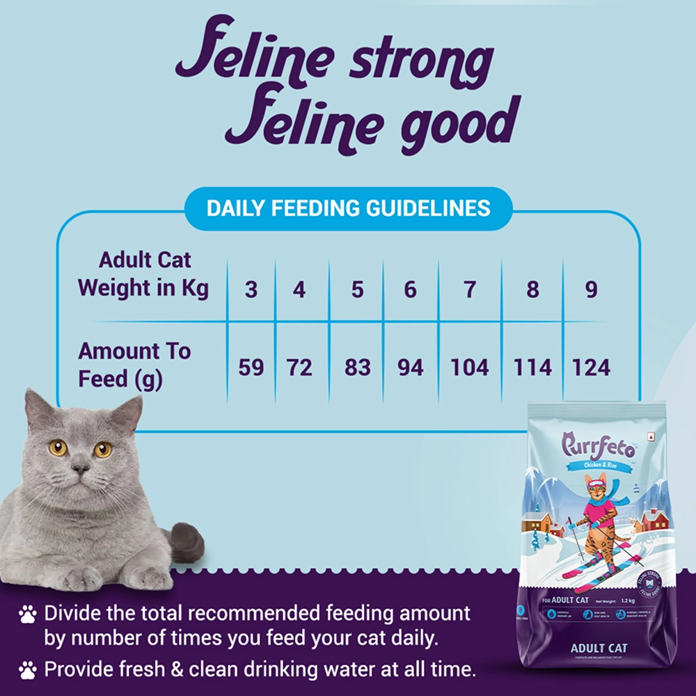 Purrfeto Chicken and Rice Adult Cat Dry Food