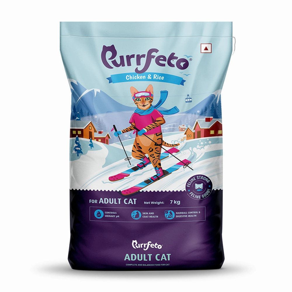 Purrfeto Chicken and Rice Adult Cat Dry Food