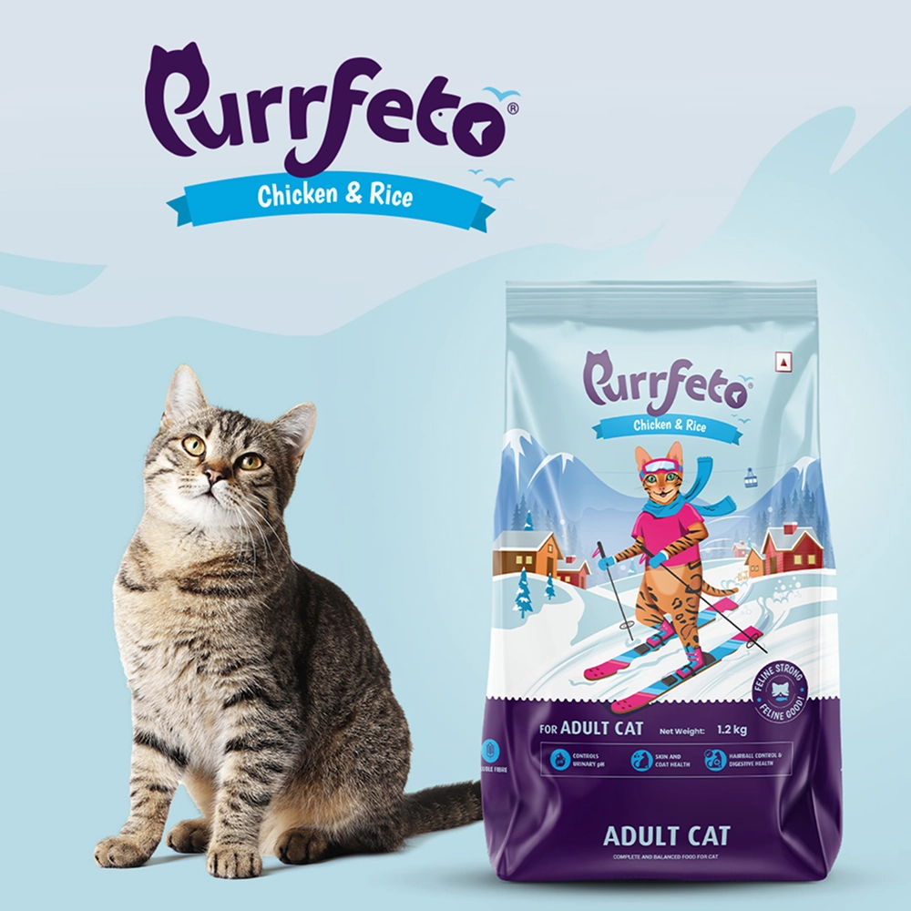 Purrfeto Chicken and Rice Adult Cat Dry Food