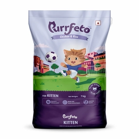 Purrfeto Chicken and Rice Kitten Cat Dry Food