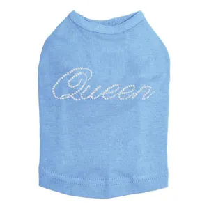 Queen Rhinestone Dog Tank