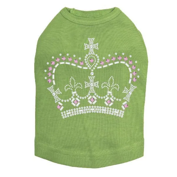 Queen's Crown Rhinestone Dog Tank