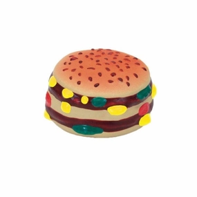 Rascals Latex Hamburger Dog Toy