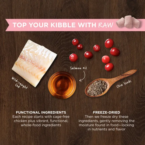 Raw Boost All Life Stages Freeze - Dried Skin & Coat Health Raw Mixers For Dogs