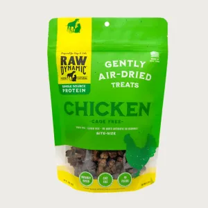 RAW DYNAMIC Air-Dried Cage Free Chicken Treat for Dogs & Cats