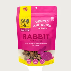 RAW DYNAMIC Air-Dried Farm Raised Rabbit Treat for Dogs & Cats