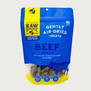 RAW DYNAMIC Air-Dried Grass Fed Beef Treat for Dogs & Cats