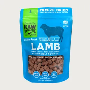 RAW DYNAMIC Freeze-Dried Raw Pasture Raised Lamb Recipe for Dogs