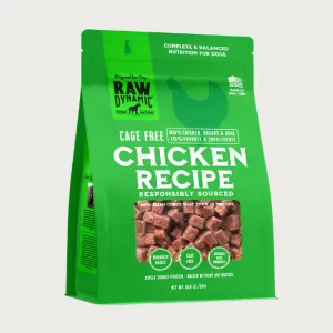 RAW DYNAMIC Frozen Raw Cage Free Chicken Recipe for Dogs