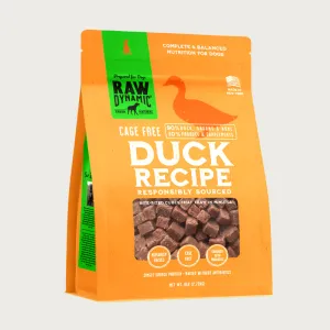 RAW DYNAMIC Frozen Raw Cage Free Duck Recipe for Dogs