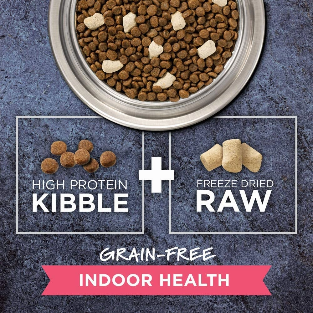 Raw Boost Indoor Health Grain Free Kibble Cat Dry Food - Rabbit
