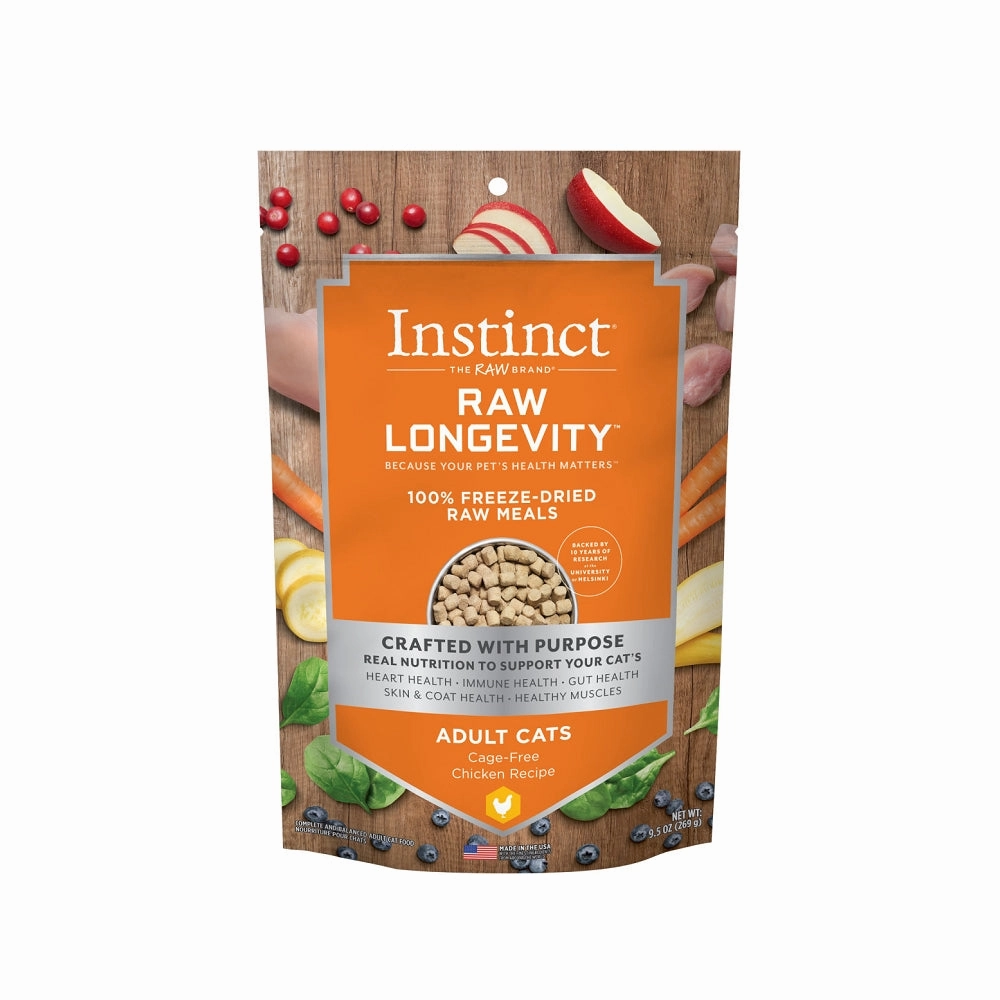 Raw Longevity Freeze Dried Raw Meals - Chicken Cat Food