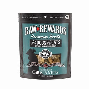 Raw Rewards Freeze Dried Chicken Neck Treats for Dogs & Cats