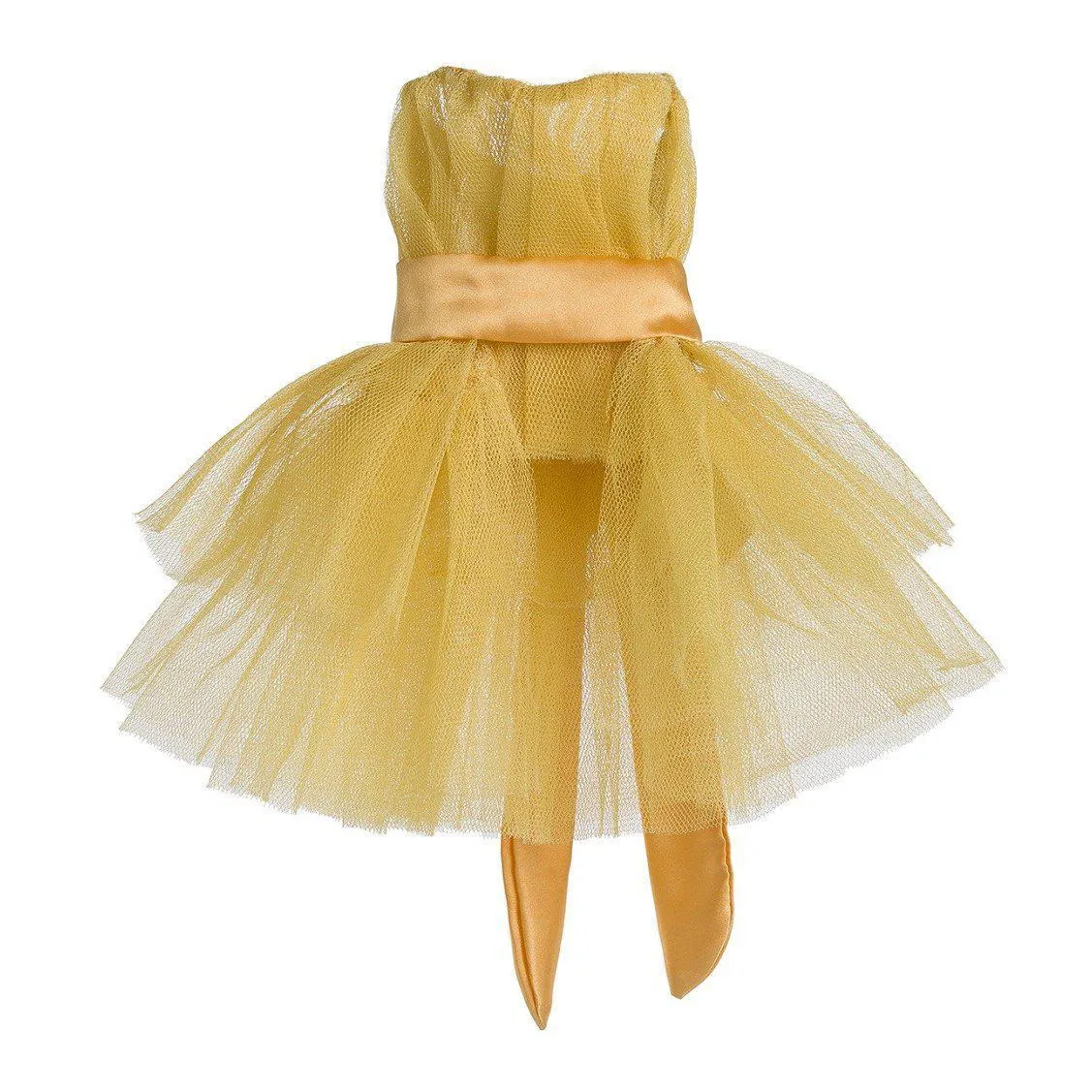 Ready For The Party Dog Dress Yellow