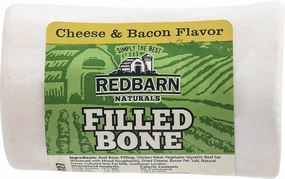 Redbarn Filled Bone Natural Chicken & Bacon Flavor Dog Chew