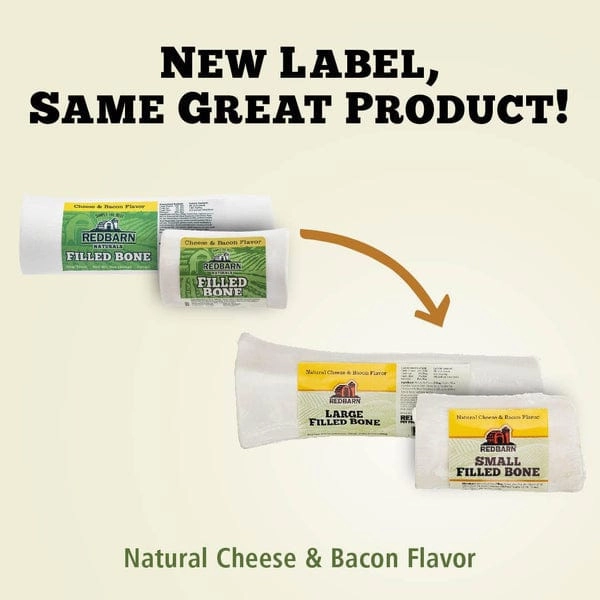 RedBarn Natural Filled Bone; Cheese & Bacon