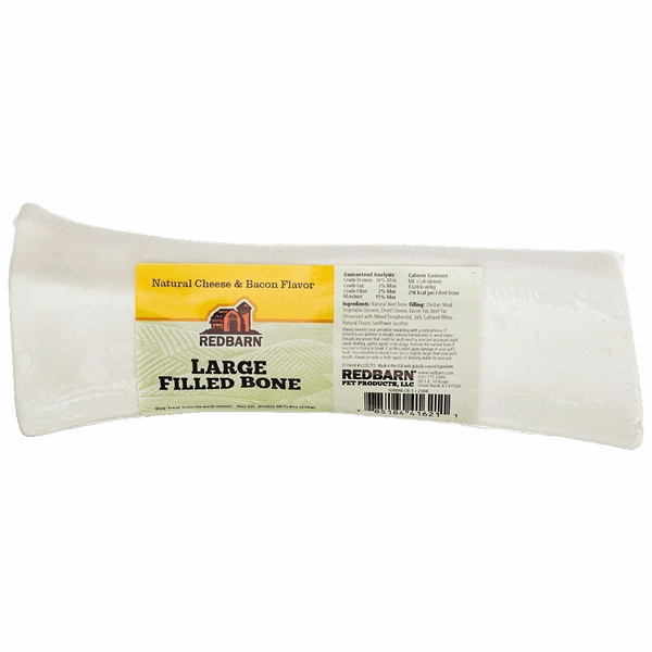 RedBarn Natural Filled Bone; Cheese & Bacon