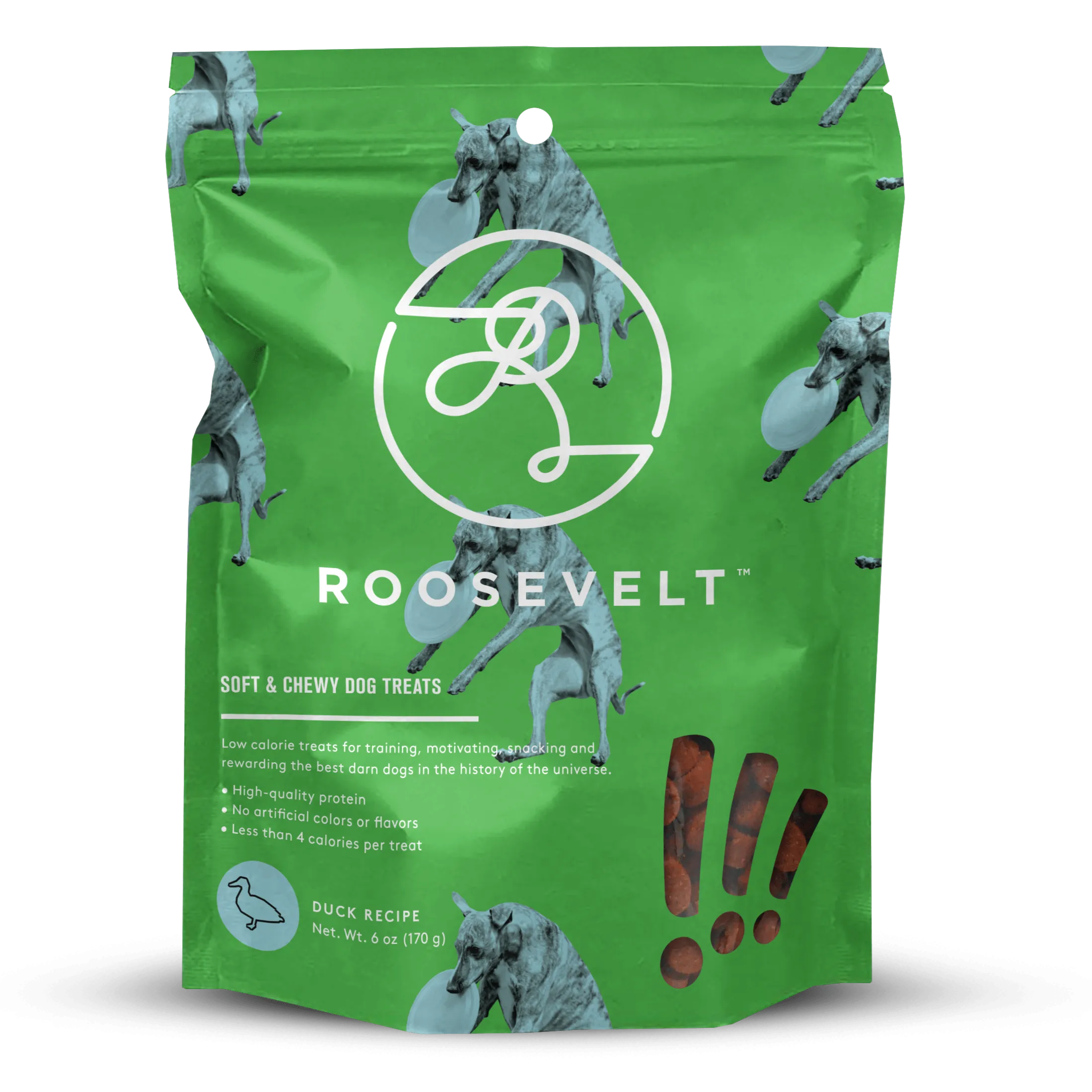 Roosevelt Soft & Chewy Dog Treats Duck Recipe