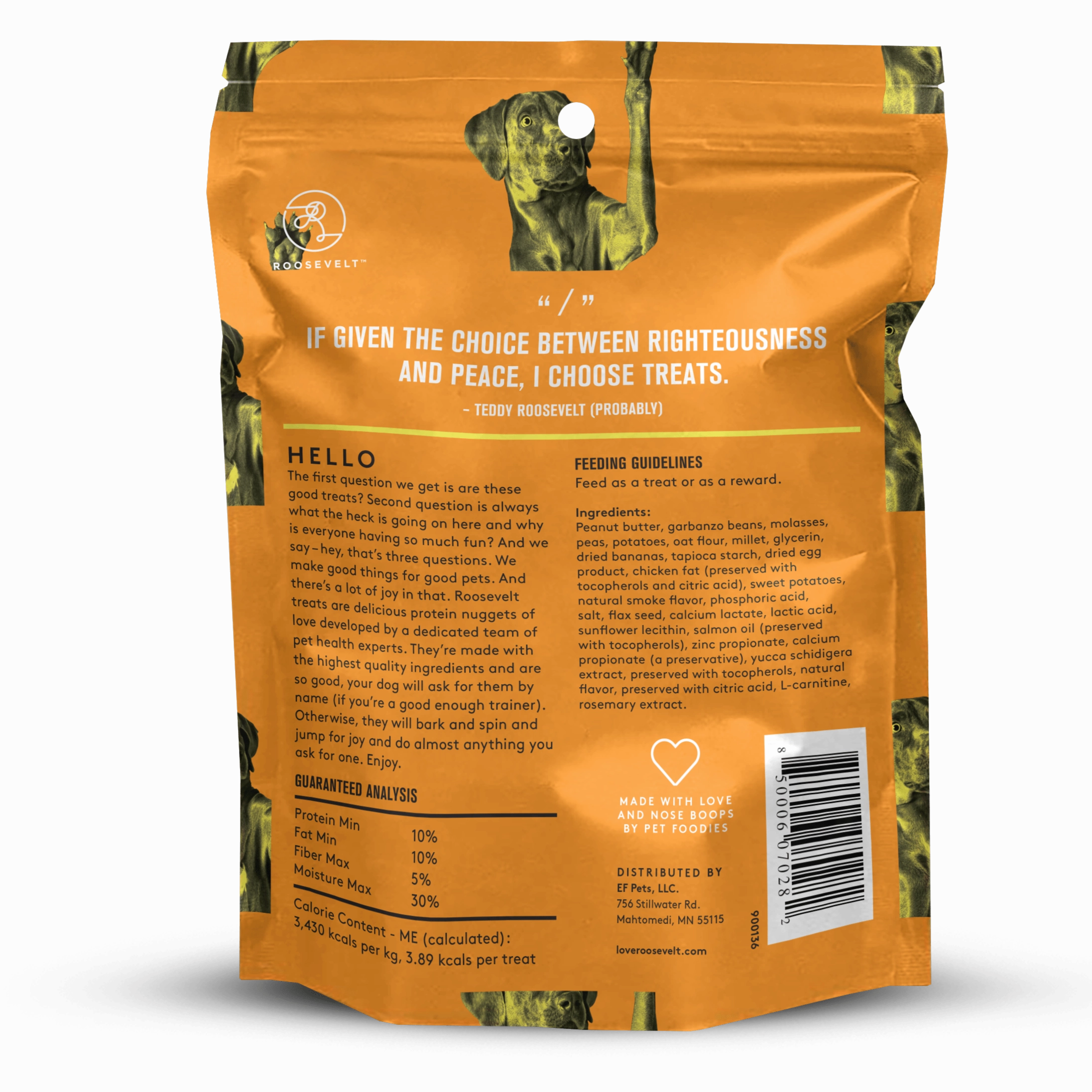 Roosevelt Soft & Chewy Dog Treats Peanut Butter Recipe