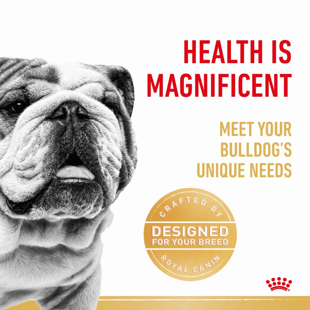 Royal Canin - Bulldog Breed Adult Dog Dry Food (12kg)