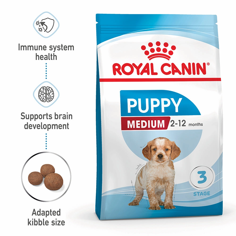 Royal Canin - Medium Puppy Dog Dry Food (4kg)