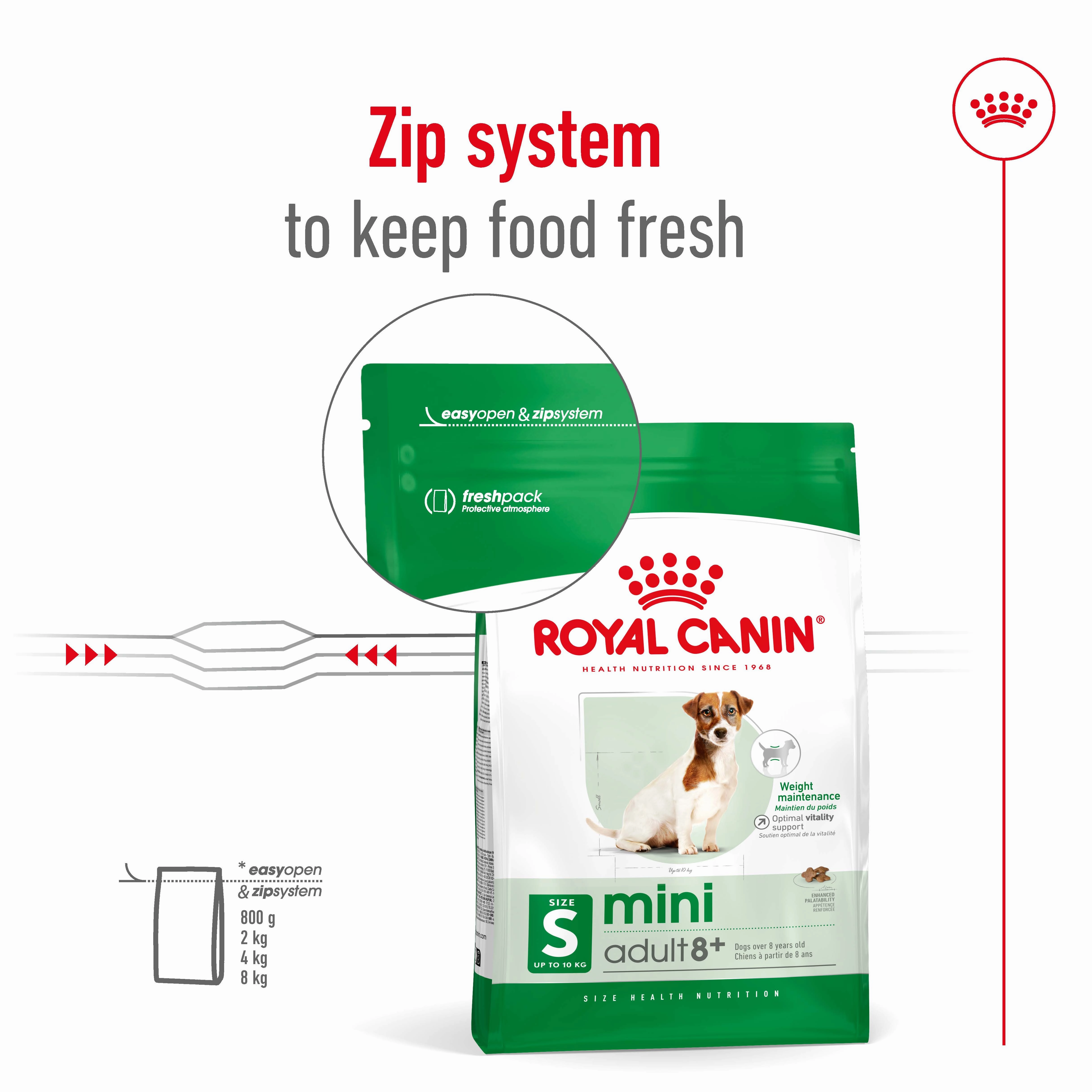 Royal Canin - Mini 8  Mature Dog Dry Food (2kg)