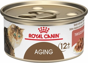 Royal Canin Aging 12  Senior Thin Slices in Gravy Canned Cat Food