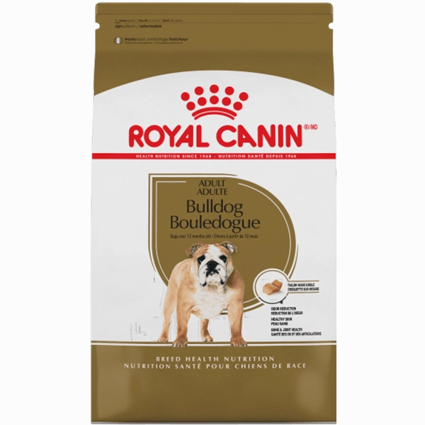 Royal Canin Bulldog Adult Dry Dog Food, 30lb